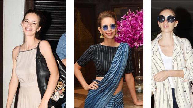 Kalki has been making some strikingly gorgeous appearances in the recent past. Here’s her style compilation.(HT Photo/ Yogen Shah)