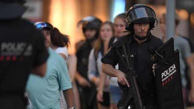 The area was cordoned off and police and ambulance services were on the attack site within seconds, says an eye-witness. (AFP Photo) The area was cordoned off and police and ambulance services were on the attack site within seconds, says an eye-witness. (AFP Photo)