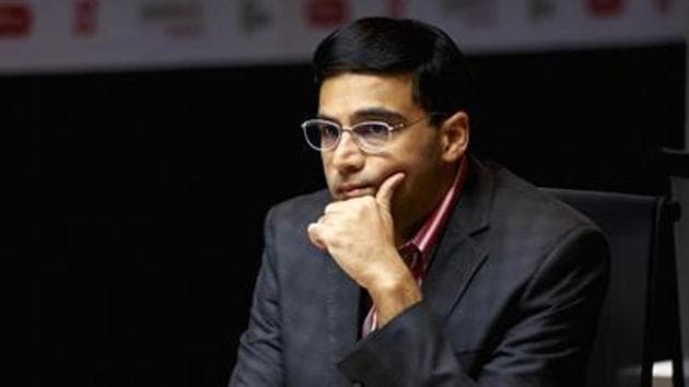 Viswanathan Anand had a torrid time in the St.Louis rapid and blitz tournament as he stayed joint eighth with one round remaining in the tournament.(AFP)