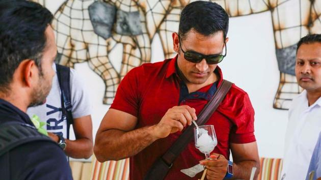 Former skipper MS Dhoni joined the team ahead of the limited over series. (Twitter/bcci)