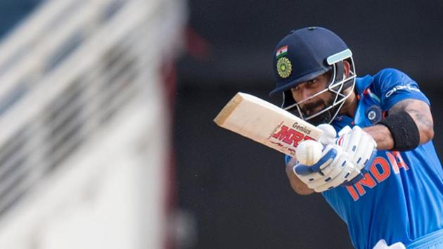 Indian cricket team captain Virat Kohli is the only Indian in the top 10 of the ICC ODI batsmen’s ranking with former skipper MS Dhoni (12th), Shikhar Dhawan (13th) and vice- captain Rohit Sharma (14th) falling in the top 15 bracket. (Getty Images) Indian cricket team captain Virat Kohli is the only Indian in the top 10 of the ICC ODI batsmen’s ranking with former skipper MS Dhoni (12th), Shikhar Dhawan (13th) and vice- captain Rohit Sharma (14th) falling in the top 15 bracket. (Getty Images)