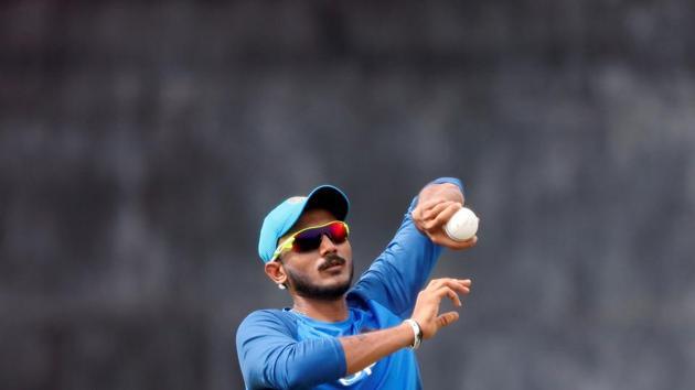 Axar Patel, who is making a comeback, also practises. (REUTERS) Axar Patel, who is making a comeback, also practises. (REUTERS)