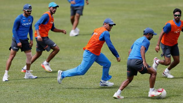 MS Dhoni also had a good session in Dambulla. (REUTERS) MS Dhoni also had a good session in Dambulla. (REUTERS)