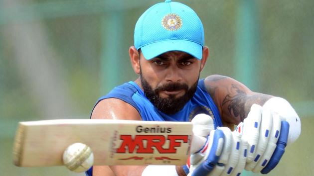 Virat Kohli practises hard as India gear up for the ODI series against Sri Lanka, starting with the first ODI in Dambulla. (AFP) Virat Kohli practises hard as India gear up for the ODI series against Sri Lanka, starting with the first ODI in Dambulla. (AFP)