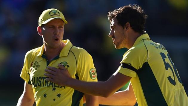 Australia have rested Mitchell Starc (right) for the limited over series versus India in September-October 2017. The Aussies have recalled James Faulkner for the ODIs. (AFP/Getty Images) Australia have rested Mitchell Starc (right) for the limited over series versus India in September-October 2017. The Aussies have recalled James Faulkner for the ODIs. (AFP/Getty Images)