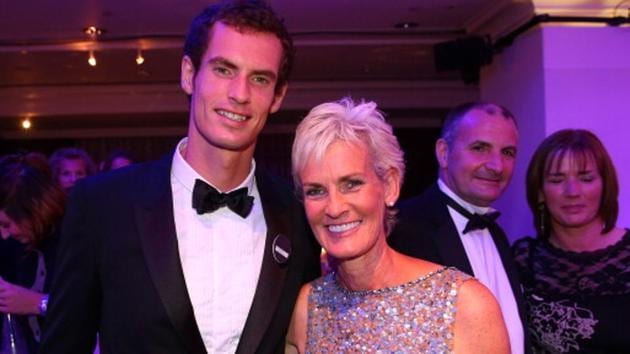 Andy Murray with his mother and first coach Judy Murray during the 2013 Wimbledon Championships Winners Ball in London. (Getty Images) Andy Murray with his mother and first coach Judy Murray during the 2013 Wimbledon Championships Winners Ball in London. (Getty Images)