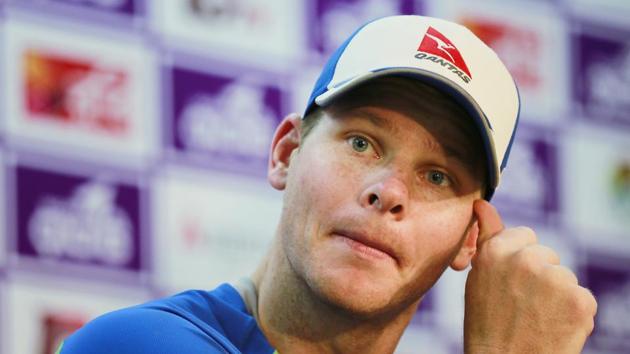 Australian cricket captain Steve Smith speaks to the press in Dhaka on Saturday. (AP) Australian cricket captain Steve Smith speaks to the press in Dhaka on Saturday. (AP)