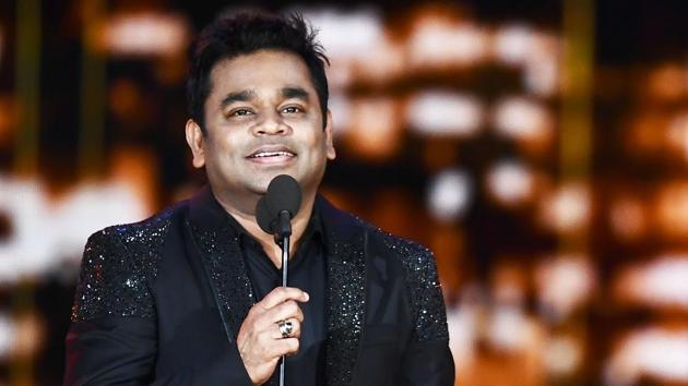 Bollywood music composer/singer AR Rahman accepts an award during the 18th International Indian Film Academy (IIFA) Festival at the MetLife Stadium in East Rutherford, New Jersey. (AFP) Bollywood music composer/singer AR Rahman accepts an award during the 18th International Indian Film Academy (IIFA) Festival at the MetLife Stadium in East Rutherford, New Jersey. (AFP)