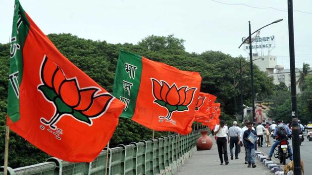 The BJP spent more than other parties in the Uttar Pradesh polls. (HT Photos)