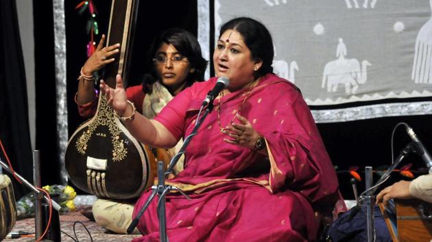 Renowned Indian classical singer Shubha Mudgal.
