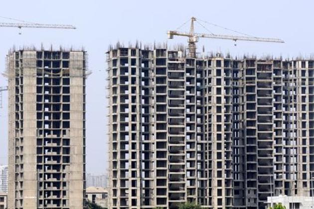 An incomplete Jaypee project in Noida. (HT file photo) An incomplete Jaypee project in Noida. (HT file photo)
