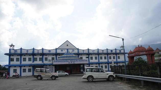 The operation was conducted on August 15 at the charity Ramakrishna Mission Hospital in the state capital Itanagar.(Tom Meitei/HT Photo)