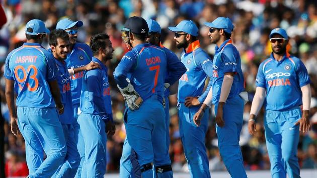 Along with Jadhav, Chahal dried up the runs. (REUTERS)