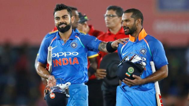 With 127 balls remaining, the margin of victory for India vs Sri Lanka in an ODI while chasing 200+ was the highest ever. (REUTERS)