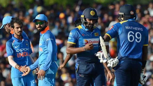 Sri Lanka’s middle order failed to build a partnership. (AFP)