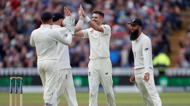 James Anderson, Stuart Broad and Alastair Cook put up a fine performance as England routed West Indies in the Pink Ball Test in Edgbaston. (Action Images via Reuters) James Anderson, Stuart Broad and Alastair Cook put up a fine performance as England routed West Indies in the Pink Ball Test in Edgbaston. (Action Images via Reuters)