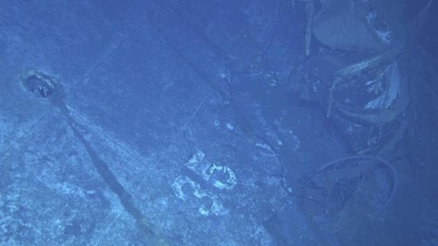 The USS Indianapolis carried enriched uranium, almost half of the world’s supply of Uranium 235 at the time for the atomic bomb —‘Little Boy’ which was later dropped on Hiroshima on 6th August 1945, the first of the two atomic bombs used in the warfare. An estimated 70,000-80,000 people were killed as an immediate result of the bombing. (Courtesy of Paul G. Allen / AP) 