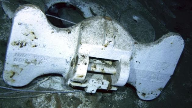 ‘To be able to honour the brave men of the USS Indianapolis and their families through the discovery of a ship that played such a significant role in ending World War II is truly humbling,’ Allen said. (Courtesy of Paul G. Allen / AP) 