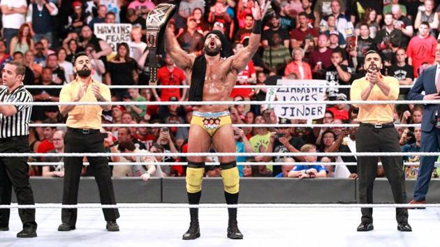 Jinder Mahal is the reigning WWE champion. (WWE) Jinder Mahal is the reigning WWE champion. (WWE)