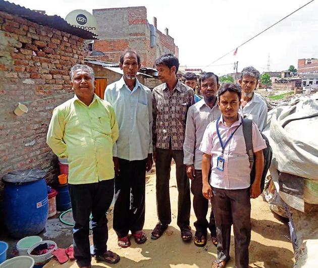 Rohingya refugees in Jaipur.(HT Photo)