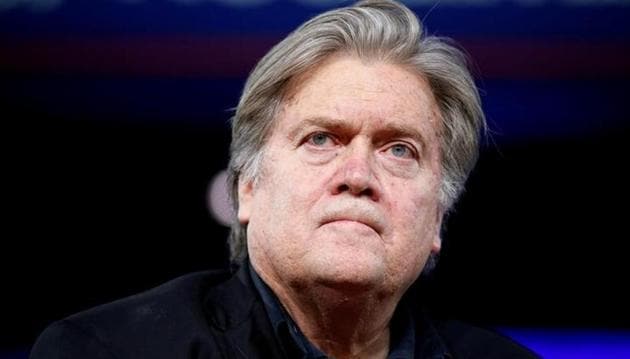 Former White House chief strategist Stephen Bannon speaks at the Conservative Political Action Conference (CPAC) in National Harbor, Maryland, US, on February 23, 2017.