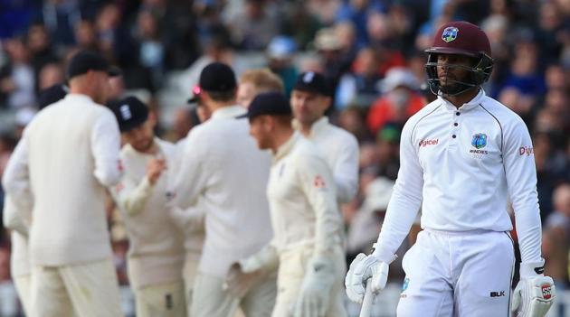 West Indies suffered an innings and 209-run drubbing in the Edgbaston Day-Night Test against England and former cricketers have criticised the performance of Jason Holder’s side. (AFP) West Indies suffered an innings and 209-run drubbing in the Edgbaston Day-Night Test against England and former cricketers have criticised the performance of Jason Holder’s side. (AFP)