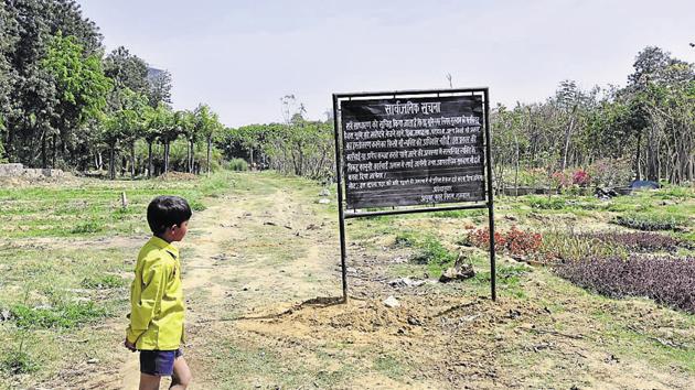 The ownership of the 464 acres in Gwal Pahari has been a matter of dispute since 1989. (Sanjeev Verma/HT PHOTO) The ownership of the 464 acres in Gwal Pahari has been a matter of dispute since 1989. (Sanjeev Verma/HT PHOTO)