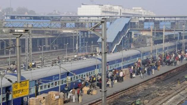 A general view of the New Delhi railway station (HT file photo) A general view of the New Delhi railway station (HT file photo)