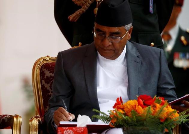 File photo of Nepalese Prime Minister Sher Bahadur Deuba in Kathmandu. (Reuters) File photo of Nepalese Prime Minister Sher Bahadur Deuba in Kathmandu. (Reuters)