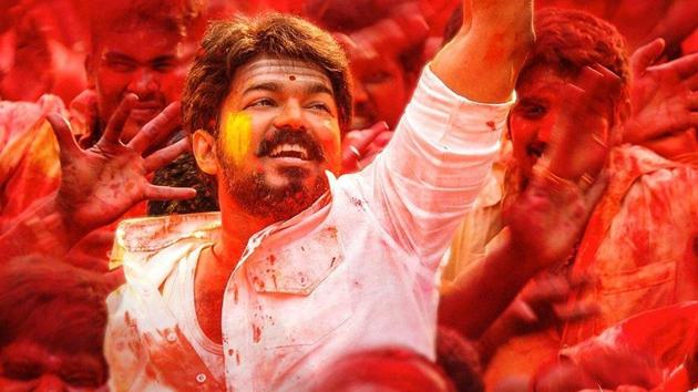 Vijay in a still from Mersal. Vijay in a still from Mersal.