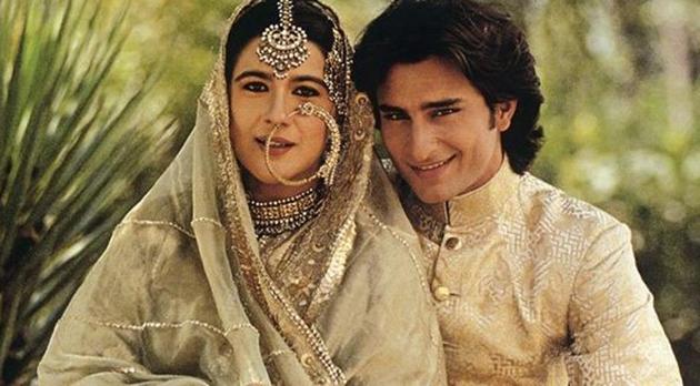 Twitter is having a field day making fun of Amrita Singh’s nose ring.(Twitter)