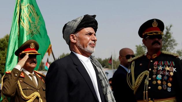 President Ashraf Ghani, speaking to troops in southern Kandahar, birthplace of the Taliban, said Trump’s first formal address as commander-in-chief late Monday showed that America was “with us, without any time limit”. (REUTERS File Photo) President Ashraf Ghani, speaking to troops in southern Kandahar, birthplace of the Taliban, said Trump’s first formal address as commander-in-chief late Monday showed that America was “with us, without any time limit”. (REUTERS File Photo)