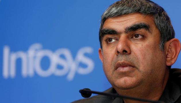Former Infosys Chief Executive Vishal Sikka attends a news conference in Mumbai, February 13, 2017. (Reuters File Photo) Former Infosys Chief Executive Vishal Sikka attends a news conference in Mumbai, February 13, 2017. (Reuters File Photo)