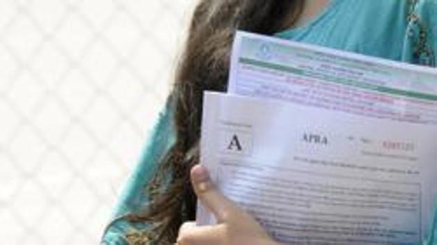 After she attended a parent-teacher meeting, she also found that the two had secured less marks than they anticipated in their examination. (HT Photo) After she attended a parent-teacher meeting, she also found that the two had secured less marks than they anticipated in their examination. (HT Photo)