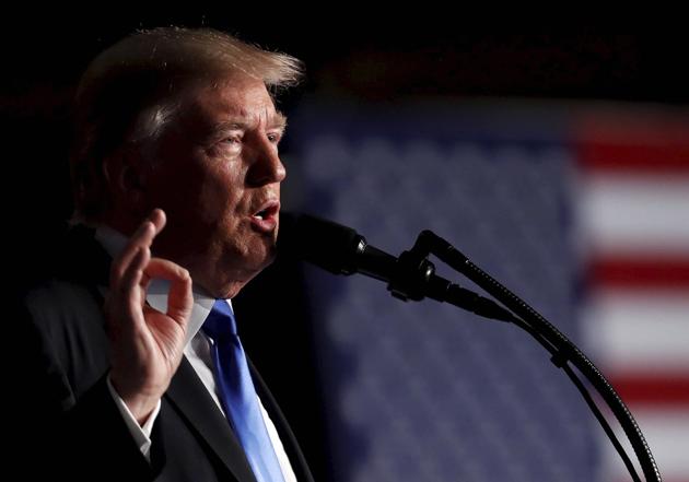 US President Donald Trump speaks during his address to the nation from Joint Base Myer-Henderson Hall in Arlington, Virginia, on August 21. (AP Photo) US President Donald Trump speaks during his address to the nation from Joint Base Myer-Henderson Hall in Arlington, Virginia, on August 21. (AP Photo)