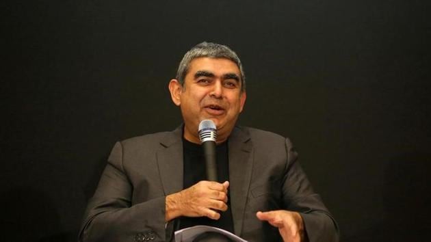 Former Infosys CEO Vishal Sikka speaks with the media at the company’s headquarters in Bengaluru. (Reuters File Photo) Former Infosys CEO Vishal Sikka speaks with the media at the company’s headquarters in Bengaluru. (Reuters File Photo)