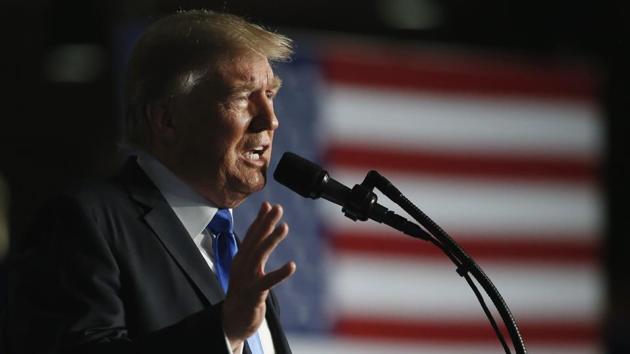 US President Donald Trump announces his strategy for the war in Afghanistan during an address to the nation from Fort Myer, Virginia, August 21, 2017. (REUTERS) US President Donald Trump announces his strategy for the war in Afghanistan during an address to the nation from Fort Myer, Virginia, August 21, 2017. (REUTERS)