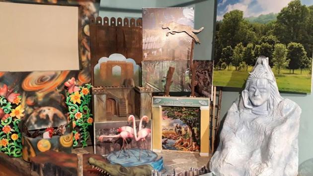 The model of the river created by the mandal. The model of the river created by the mandal.