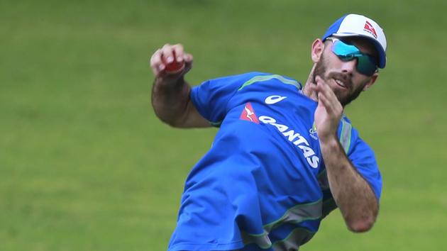 Glenn Maxwell during a practice session ahead of Australia’s Test series against Bangladesh. (AP) Glenn Maxwell during a practice session ahead of Australia’s Test series against Bangladesh. (AP)