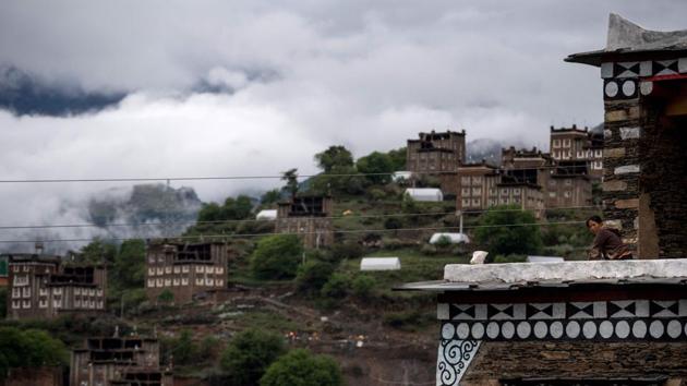 with modernisation including improved transportation and education opportunities reaching the remote village of Zhaba,their traditional culture has undergone a major drift. (Johannes Eisele/AFP)