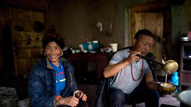Most of the families too have moved ahead from their traditional practices and started living on their own as a single unit as it is more convenient and better for raising children. (AFP)
