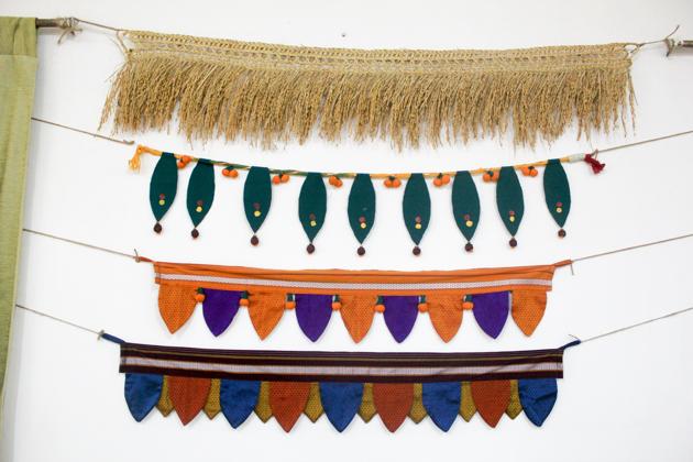 Decorative products made from recycled waste on display at eCoexist Enterprises. (Sanket Wankhade/HT PHOTO) (Sanket Wankhade/HT PHOTO)