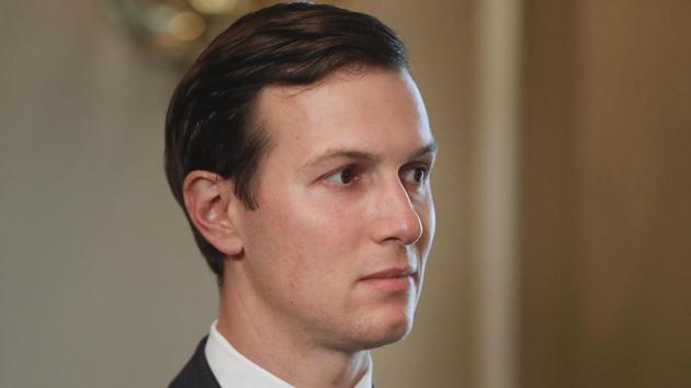 File photo of White House senior adviser Jared Kushner at the Trump National Golf Club in Bedminster, NJ, in August 2017. Kushner, President Donald Trump's son-in-law, is expected to meet Israeli, Palestinian and Egyptian officials to discuss the Middle East. (AP) File photo of White House senior adviser Jared Kushner at the Trump National Golf Club in Bedminster, NJ, in August 2017. Kushner, President Donald Trump's son-in-law, is expected to meet Israeli, Palestinian and Egyptian officials to discuss the Middle East. (AP)