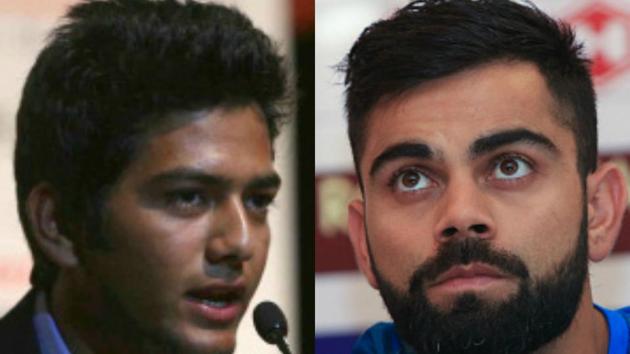 Unmukt Chand (L) has fallen off the radar after a promising start to his career, while Virat Kohli has enjoyed tremendous success in recent years.(HT Photo)