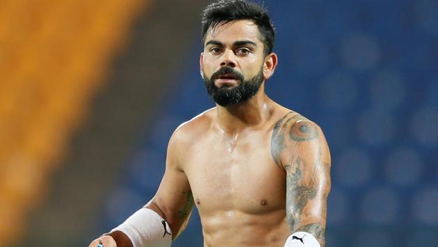 Indian cricket team captain Virat Kohli has significantly improved his fitness in recent years. (REUTERS) Indian cricket team captain Virat Kohli has significantly improved his fitness in recent years. (REUTERS)