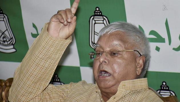 RJD chief Lalu Prasad has demanded the resignation of chief minister Nitish Kumar to ensure proper investigation of the scam.(PTI photo)