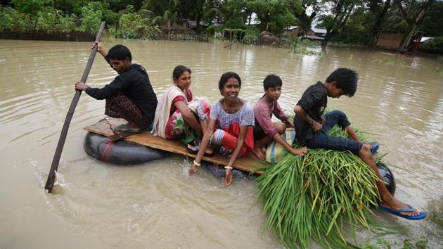 The state government has acknowledged that this year’s floods have been the worst in recent years in terms of loss of human lives as well as damage to infrastructure. (Anuwar Hazarika/REUTERS) The state government has acknowledged that this year’s floods have been the worst in recent years in terms of loss of human lives as well as damage to infrastructure. (Anuwar Hazarika/REUTERS)
