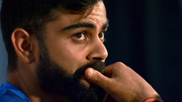 Indian cricket team captain Virat Kohli during the pre-match press conference ahead of the second ODI against Sri Lanka cricket team at Pallekele, Kandy, on Wednesday. (PTI) Indian cricket team captain Virat Kohli during the pre-match press conference ahead of the second ODI against Sri Lanka cricket team at Pallekele, Kandy, on Wednesday. (PTI)