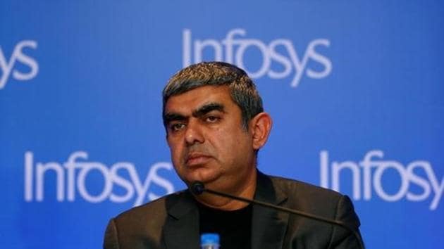 Vishal Sikka attends a news conference in Mumbai, February 13, 2017. (Reuters File Photo) Vishal Sikka attends a news conference in Mumbai, February 13, 2017. (Reuters File Photo)