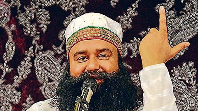 Gurmeet Ram Rahim Singh was anointed the sect head when he was barely 23.(HT File Photo)